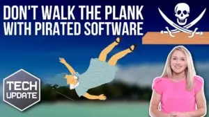 Don't walk the plank with pirated software video