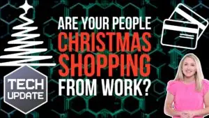 Christmas shopping from work video