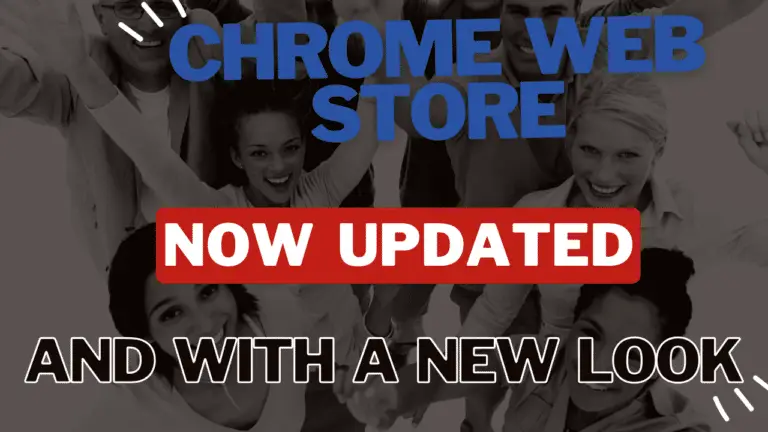 Picture of people celebrating the Chrome web store upgrade