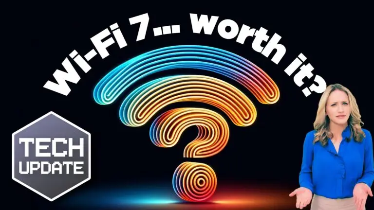 Advert for the new WiFi 7