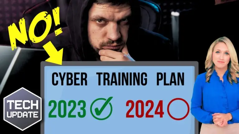 Cyber training plan for 2024